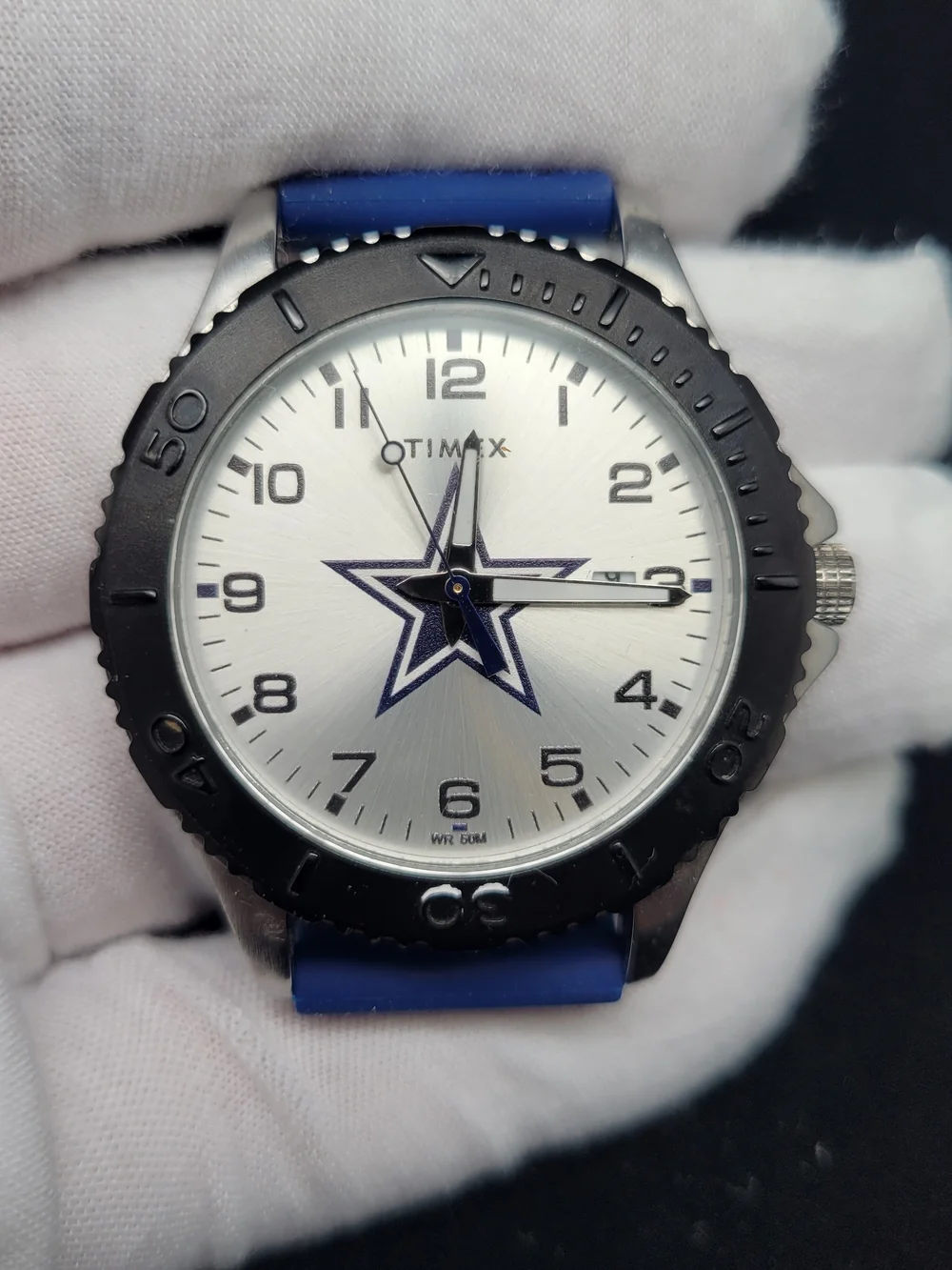 Timex Dallas Cowboys Watch | Silver Dial | WR50M | Quartz